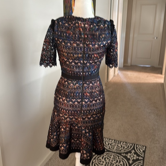 SALONI Juno Butterfly LacePrinted Mini Dress - Picture 10 of 16